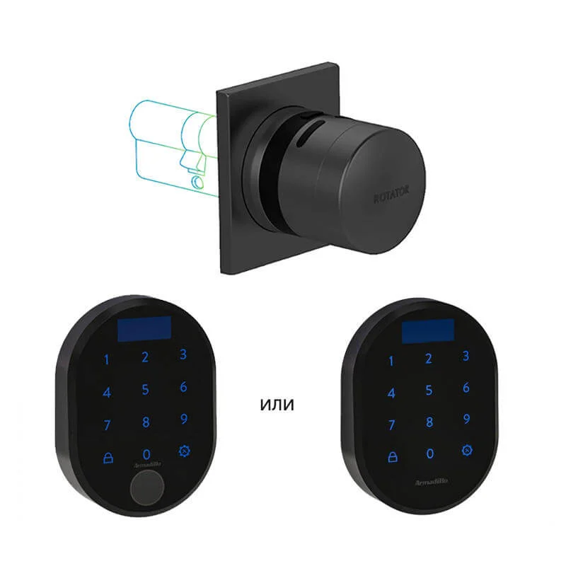 Комплект: замок ROTATOR + кодовая панель с отпечатком — изображение 2