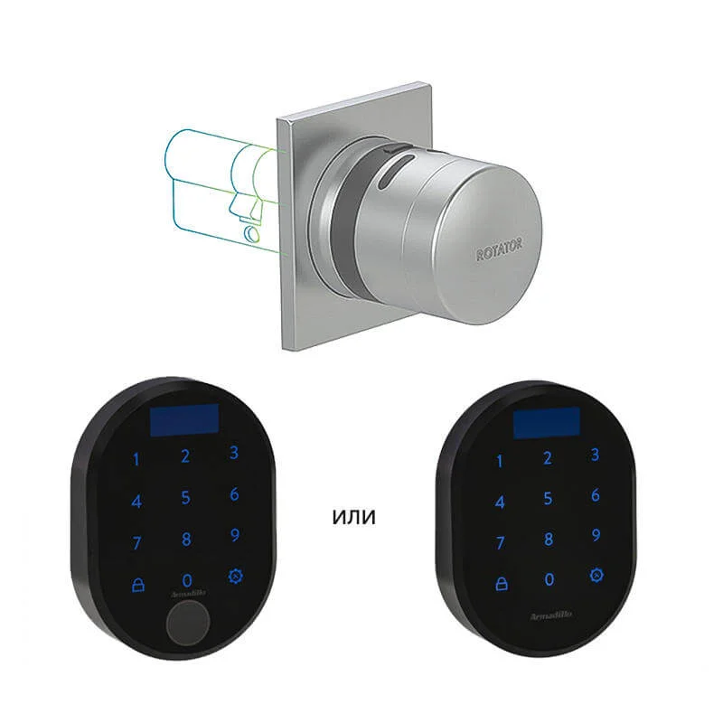 Комплект: замок ROTATOR + кодовая панель с отпечатком — изображение 3