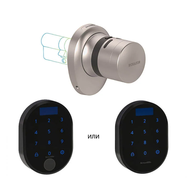 Комплект: замок ROTATOR + кодовая панель с отпечатком — изображение 4