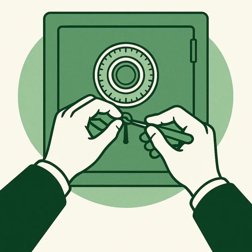 Постер услуги вскрытие сейфов