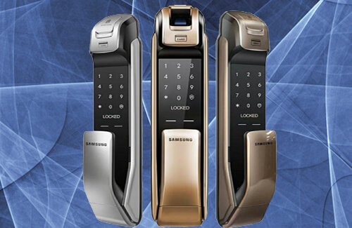 Установка электронного дверного замка