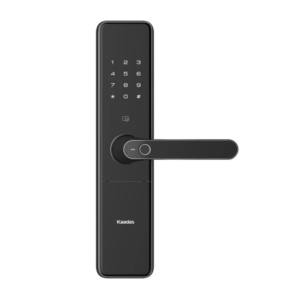 Замок врезной электронный с ручкой Kaadas S500-5W с отпечатком пальца